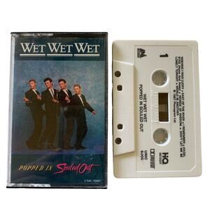 Wet Wet Wet Popped In Souled Out Cassette Tape Wishing I Was Lucky Angel Eyes